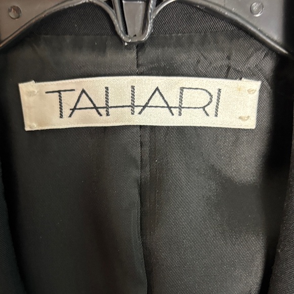 Tahari Black Tailored trenchcoat dress - Picture 4 of 9